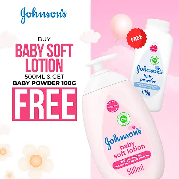 Johnsons Promo Pack 500ml Lotion + Powder